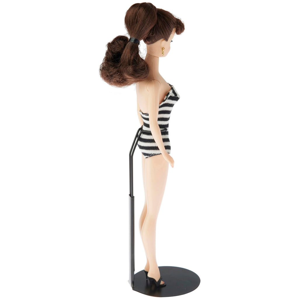 Plymor DSP-5125B Adjustable Black Metal Doll Stand for 10-12 Inch Fashion Dolls with Slim Waist