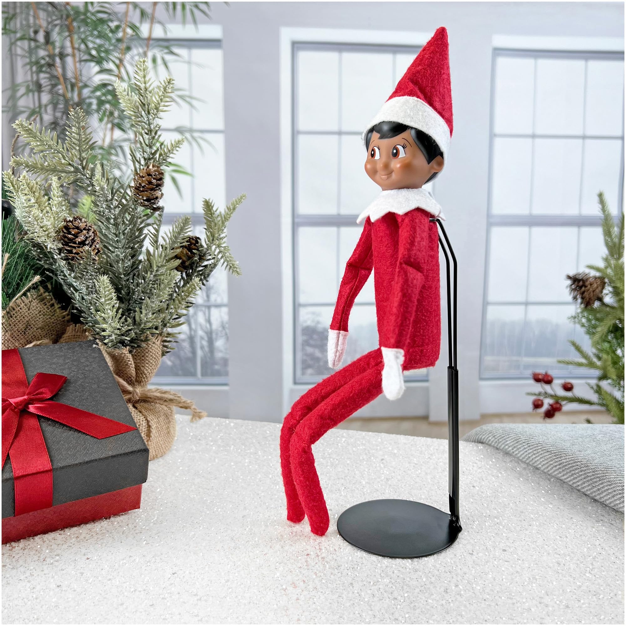 Plymor DSP-5125B Adjustable Black Metal Doll Stand for 10-12 Inch Fashion Dolls with Slim Waist