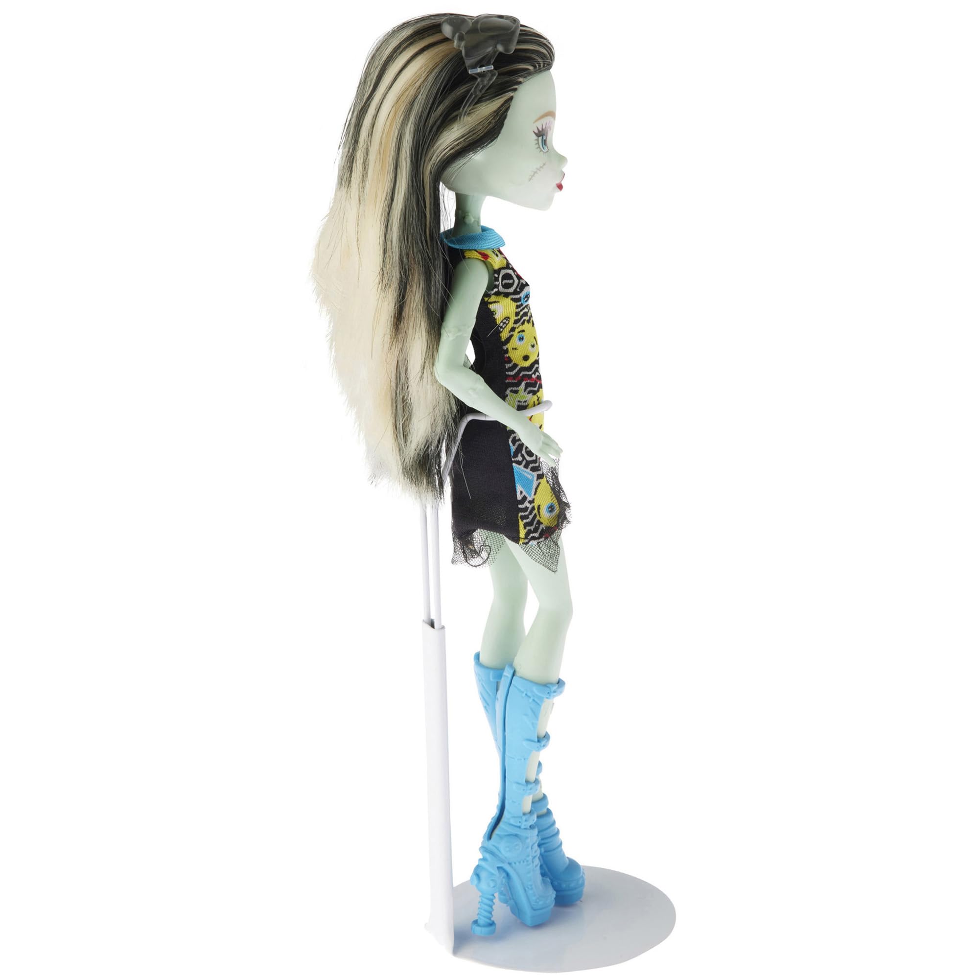 Plymor White Adjustable Doll Stand for 10-12 Inch Slim Waist Fashion Dolls