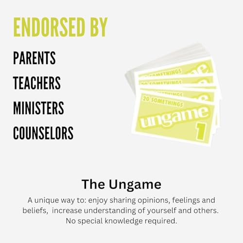 Pocket UNGAME: 20 Somethings Card Game – Lighthearted & Serious Questions for Young Adults (Ages 18+)