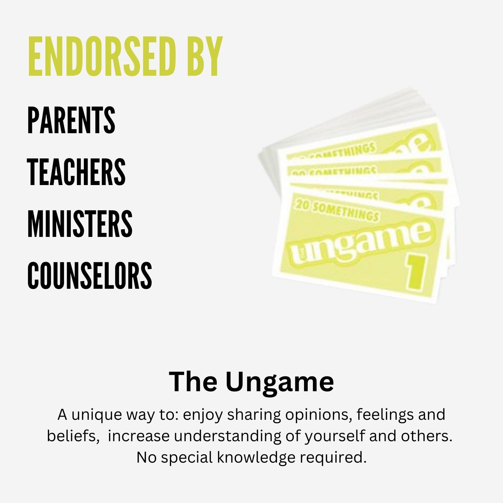 Pocket UNGAME: 20 Somethings Card Game – Lighthearted & Serious Questions for Young Adults (Ages 18+)