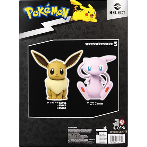 Pokémon Mew Select Vinyl Figure – 4-Inch Officially Licensed Collectible by Jazwares