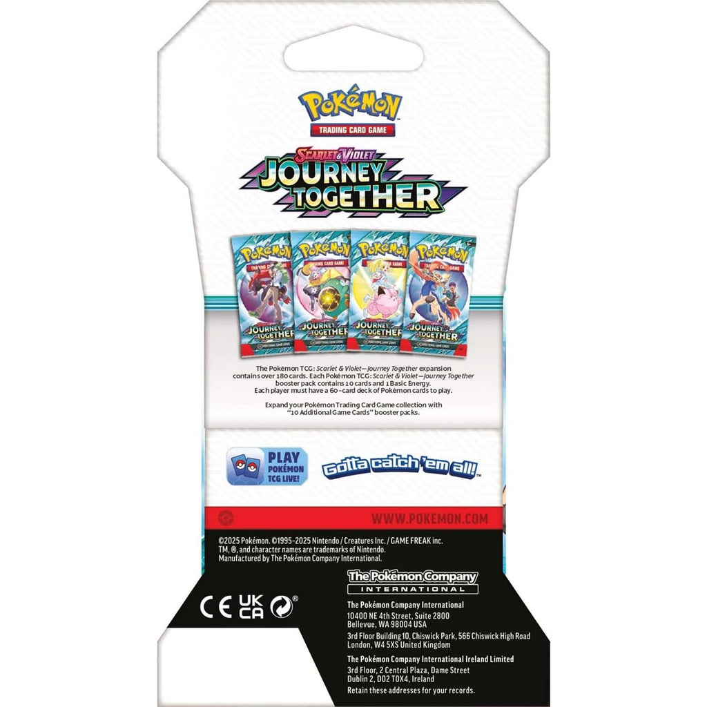 Pokémon TCG Scarlet & Violet Journey Together Booster Blister Pack (Random Draw, 10 Cards)