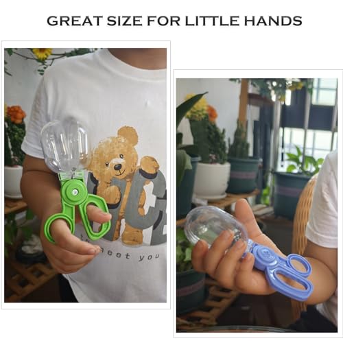 POMIKU Bug Catcher Scoopers for Kids – 4-Pack Handy Scoopers for Fine Motor Skills, Sensory Play, and Outdoor Bug Catching (Ages 3+)