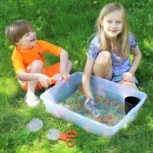 POMIKU Bug Catcher Scoopers for Kids – 4-Pack Handy Scoopers for Fine Motor Skills, Sensory Play, and Outdoor Bug Catching (Ages 3+)