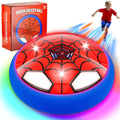 POPSVON Light-Up Hover Soccer Ball with LED Spider Design – Indoor Floating Soccer Toy for Kids Ages 4-12, Includes Batteries