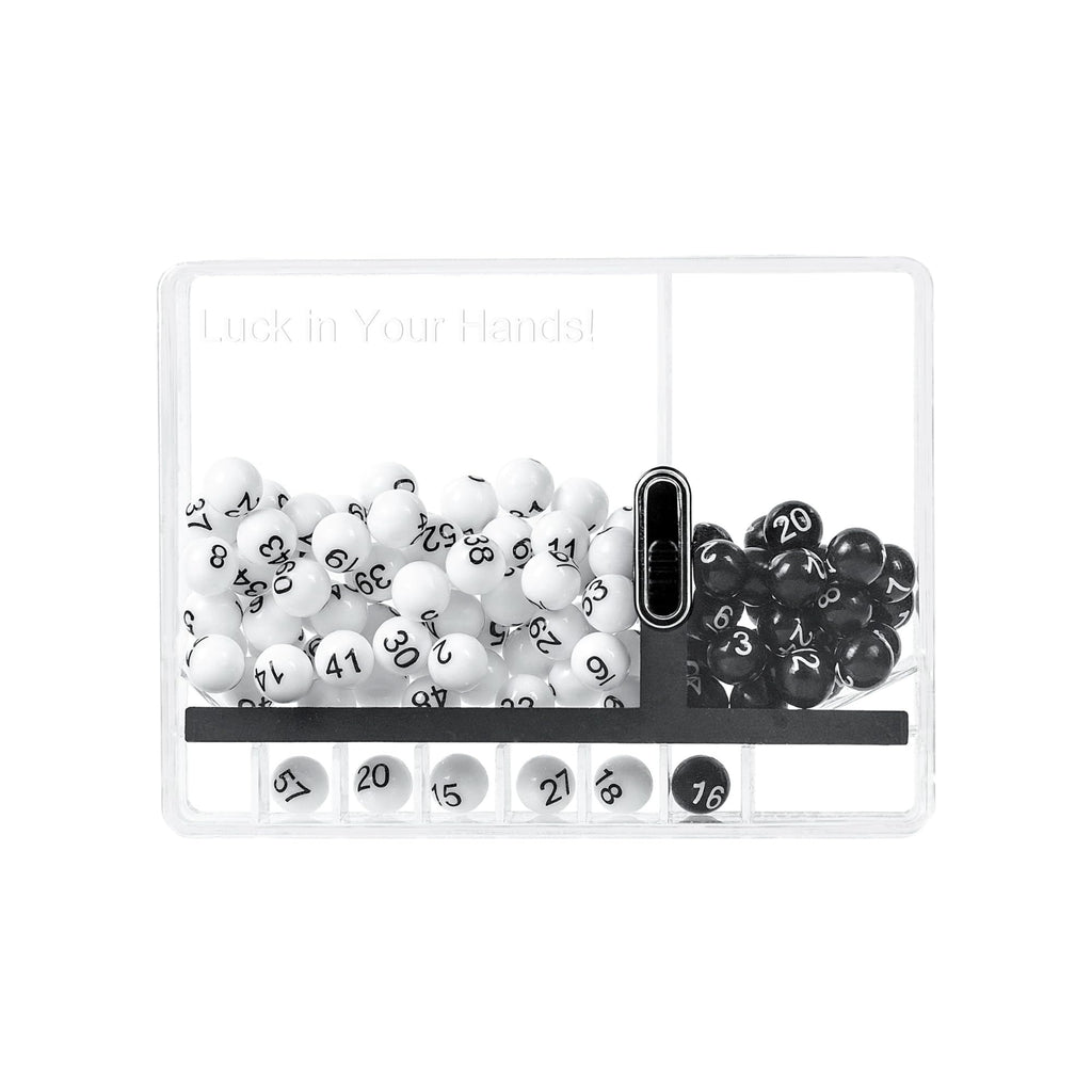 Portable Lucky Number Selector – Lottery Ball Pick Box for Powerball, Mega Millions (10x7.5cm)