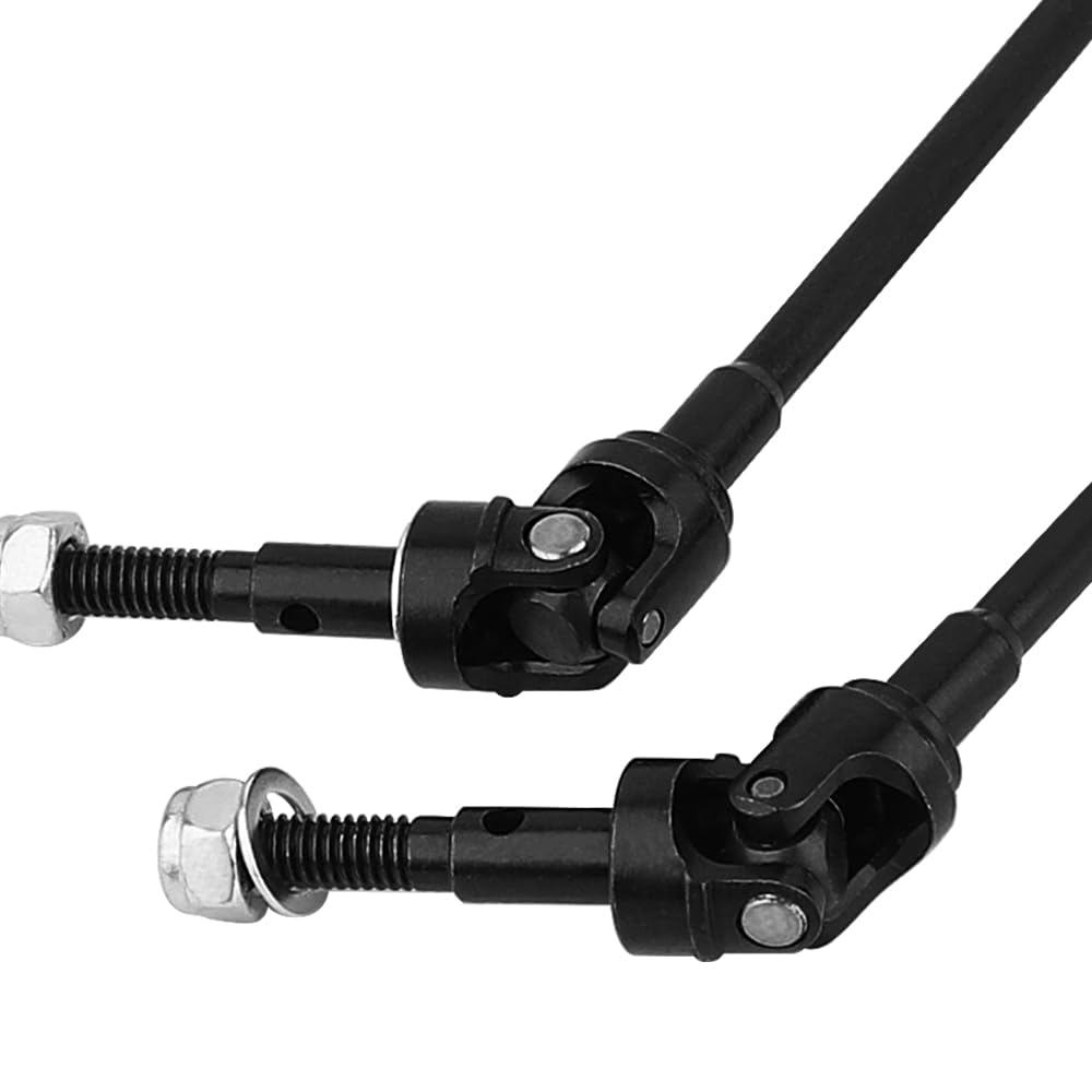 Pothyes Front Axle CVD Drive Shaft for Axial SCX10 1/10 RC Crawler – Hard Steel Upgrade