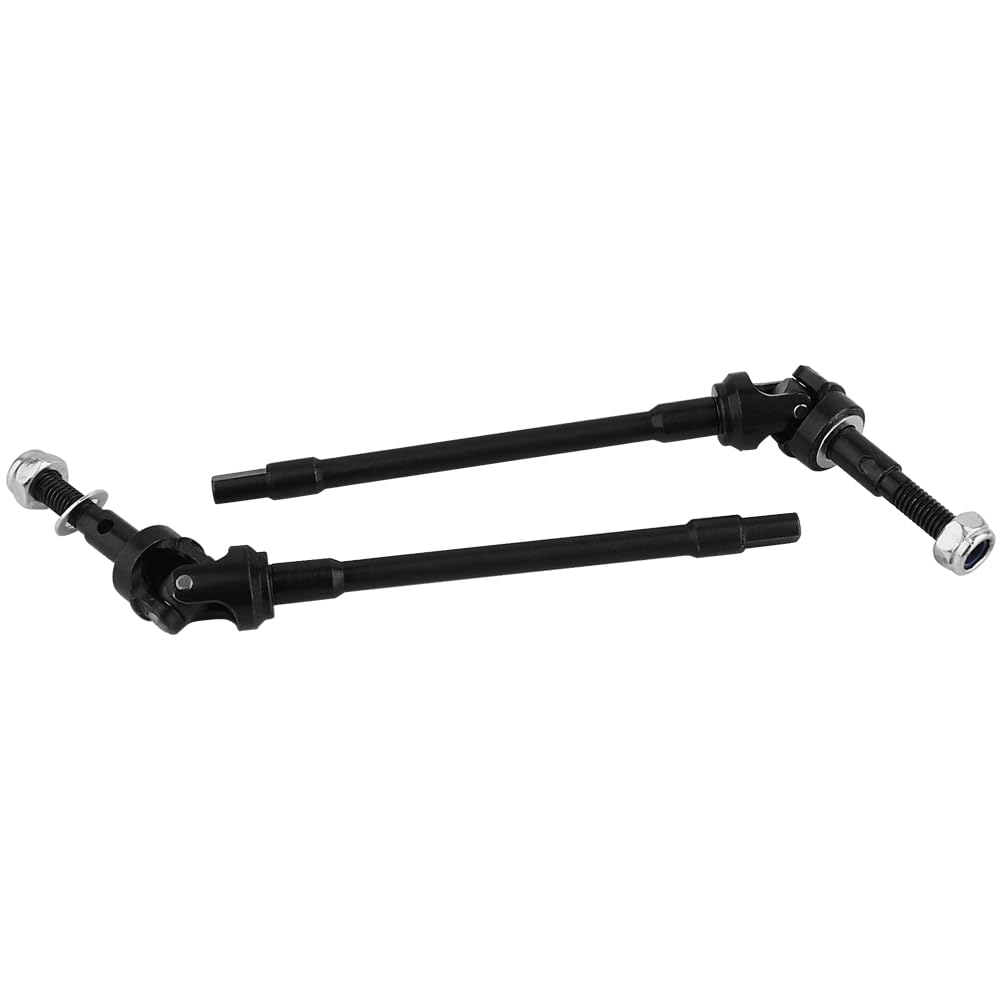 Pothyes Front Axle CVD Drive Shaft for Axial SCX10 1/10 RC Crawler – Hard Steel Upgrade