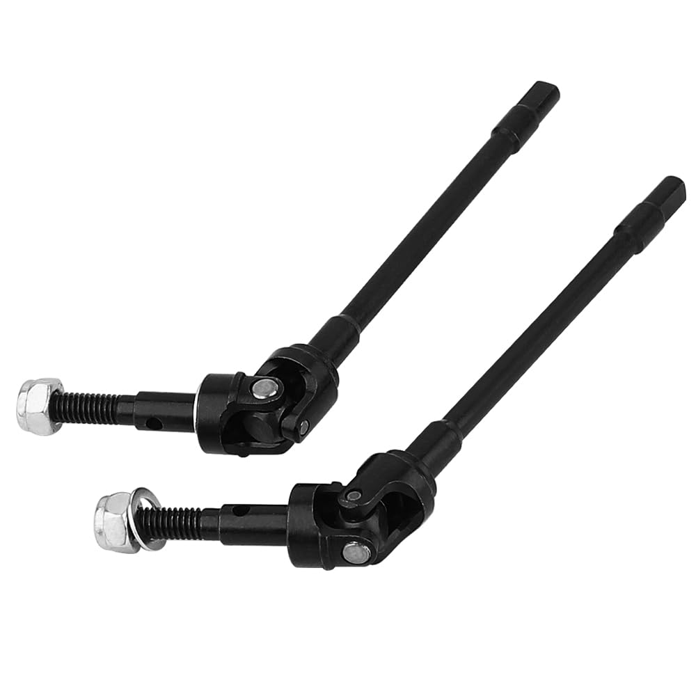 Pothyes Front Axle CVD Drive Shaft for Axial SCX10 1/10 RC Crawler – Hard Steel Upgrade