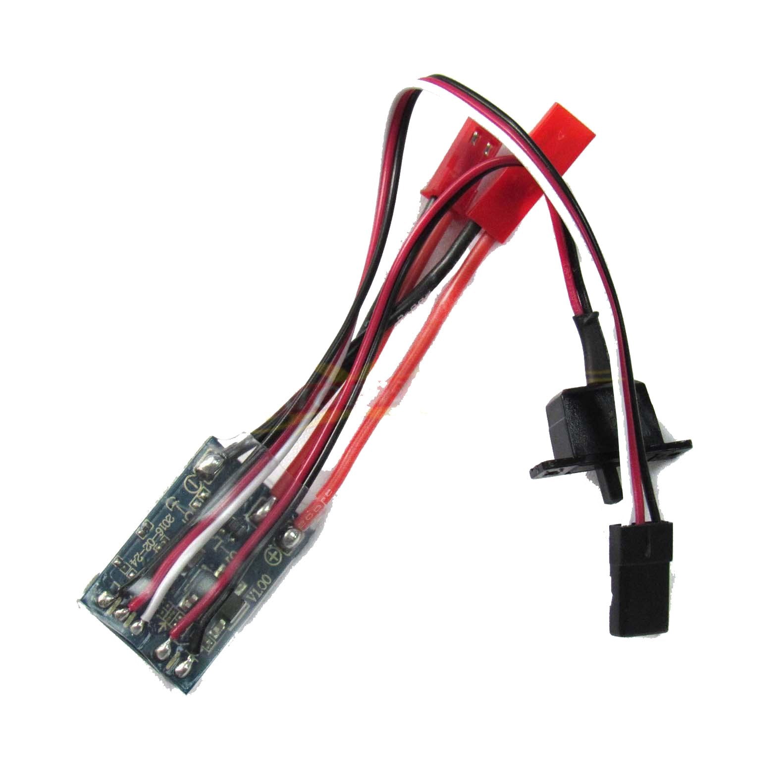 powerday 10A Brushed Motor Speed Controller with Brake – 2 Pack – for RC Cars, Boats, Tanks