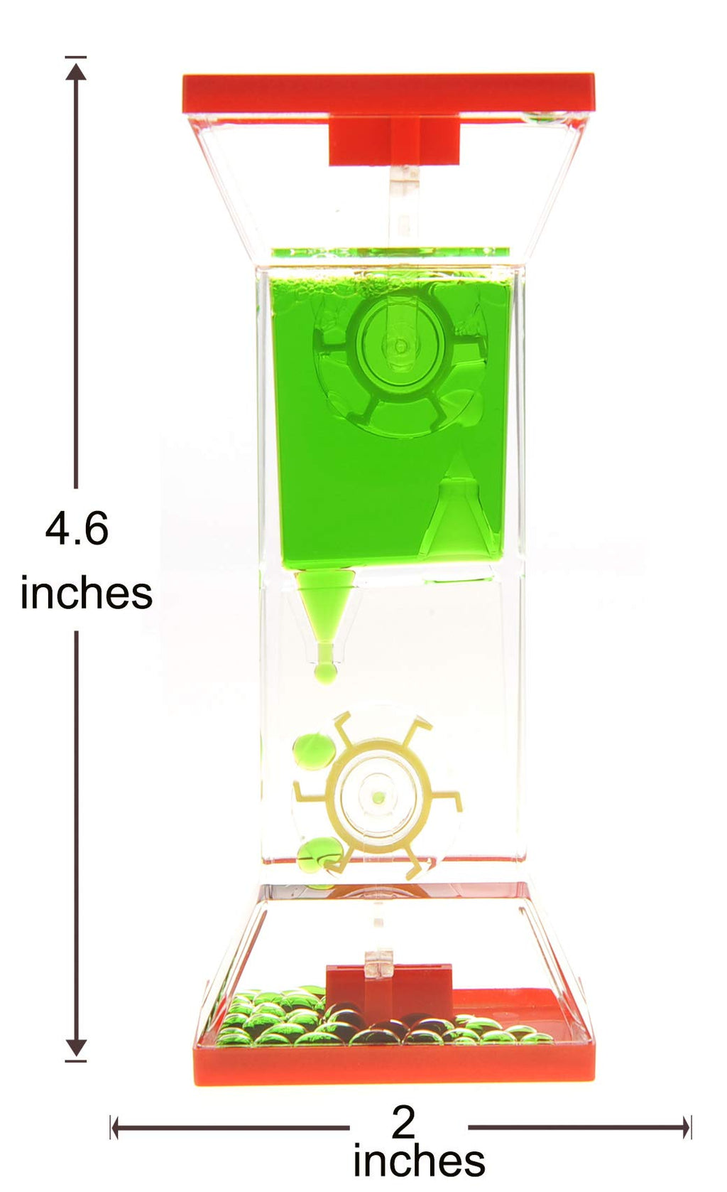 PowerTRC Liquid Motion Bubbler – Calming Desk Toy for Focus and Stress Relief | Fidget Toy for ADHD, Anxiety, Autism