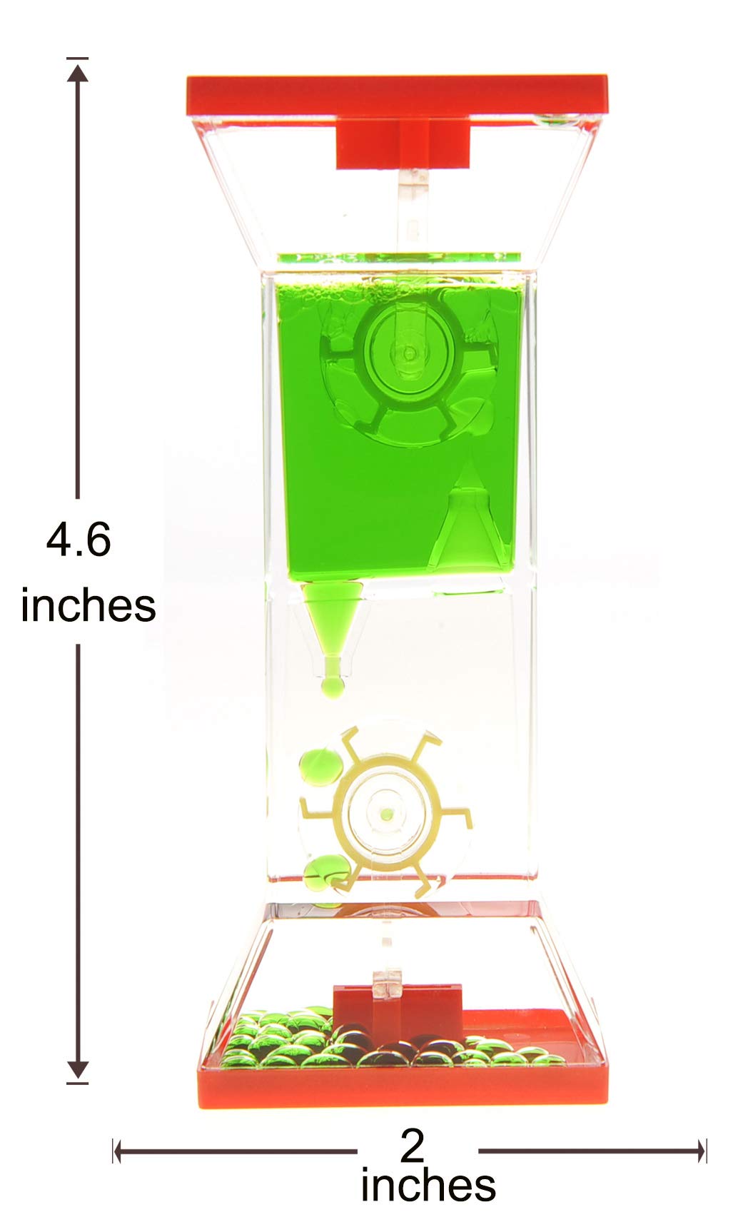 PowerTRC Liquid Motion Bubbler – Calming Desk Toy for Focus and Stress Relief | Fidget Toy for ADHD, Anxiety, Autism