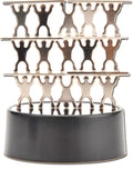 PowerTRC Magnetic Desktop Acrobats Sculpture – Black Metal Stress Relief Office Decor