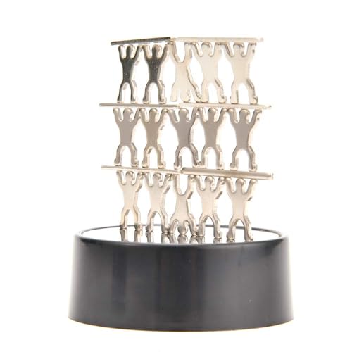 PowerTRC Magnetic Desktop Acrobats Sculpture – Black Metal Stress Relief Office Decor