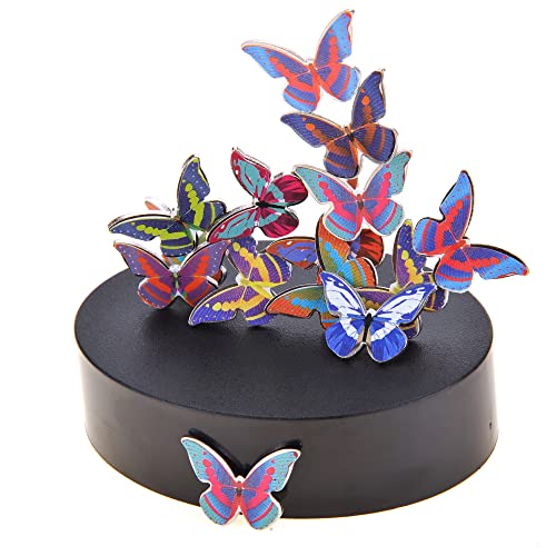 PowerTRC Magnetic Desktop Sculpture (Butterflies) – Mini Desk Art for Stress Relief & Creative Decor