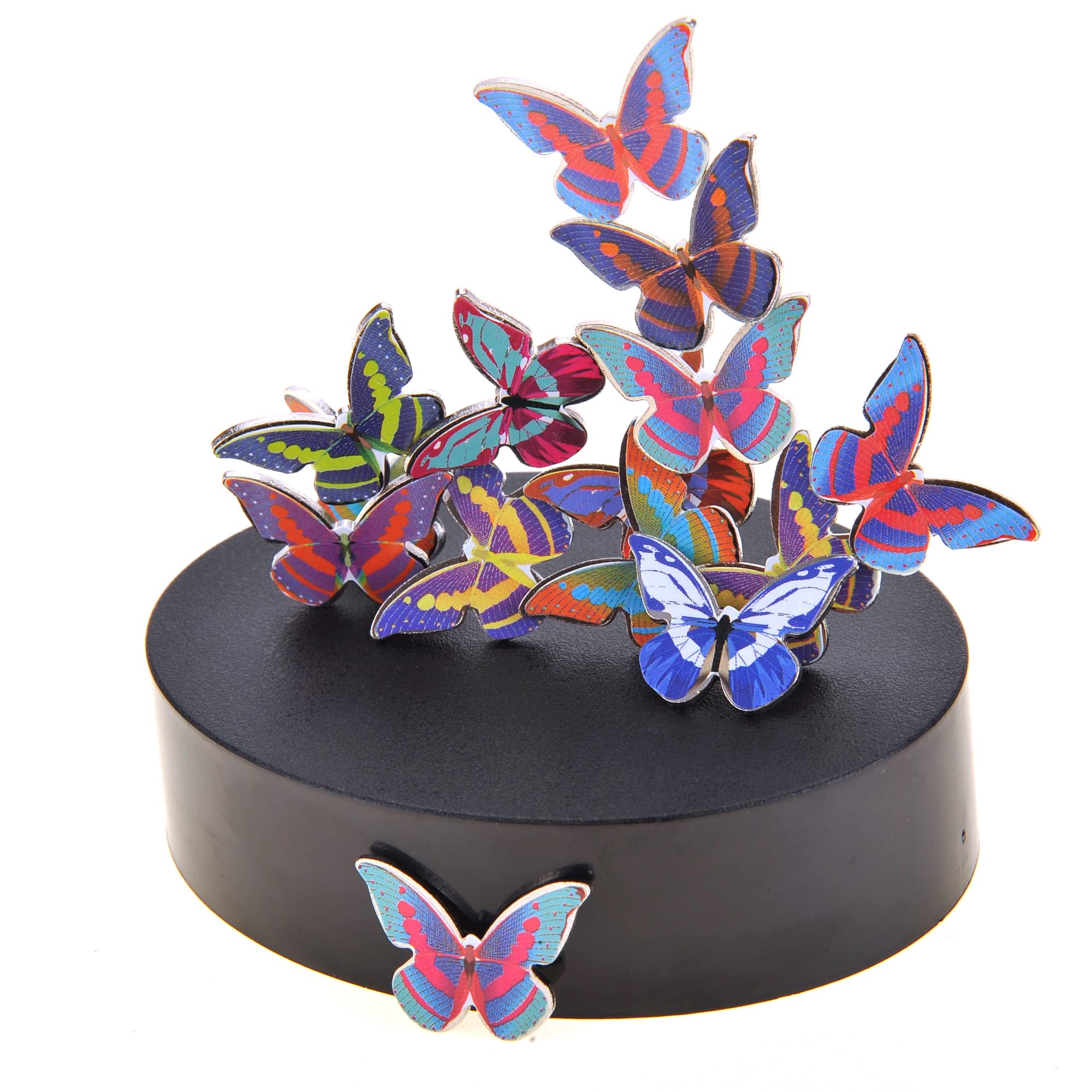 PowerTRC Magnetic Desktop Sculpture (Butterflies) – Mini Desk Art for Stress Relief & Creative Decor
