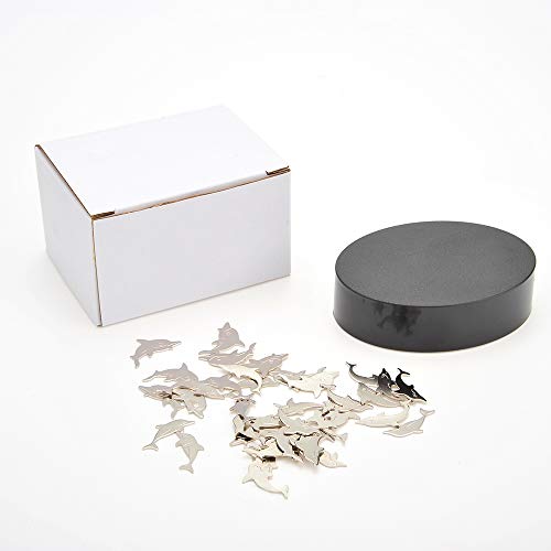 PowerTRC Magnetic Desktop Sculpture – Dolphin Set for Stress Relief & Desk Decor