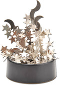 PowerTRC Magnetic Desktop Sculpture – Moons and Stars Mini Metal Desk Art