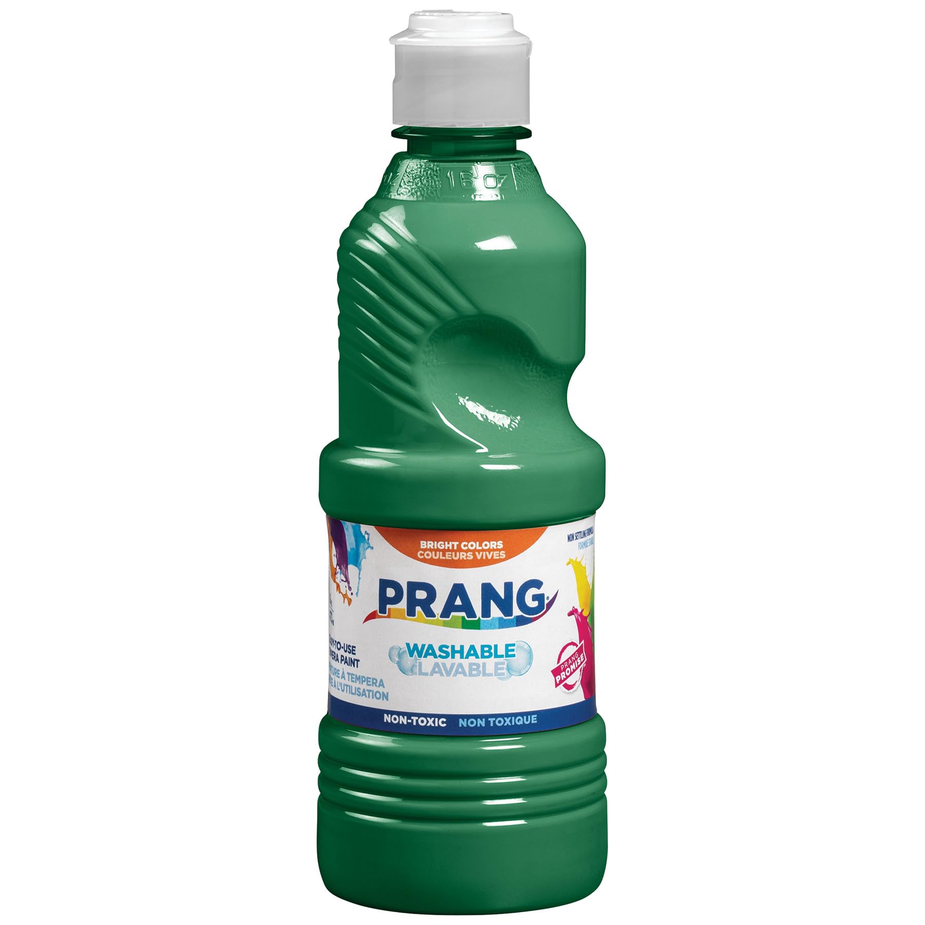 Prang Green Washable Tempera Paint, 16 oz - Non-Toxic, Ready-to-Use for Classroom Art