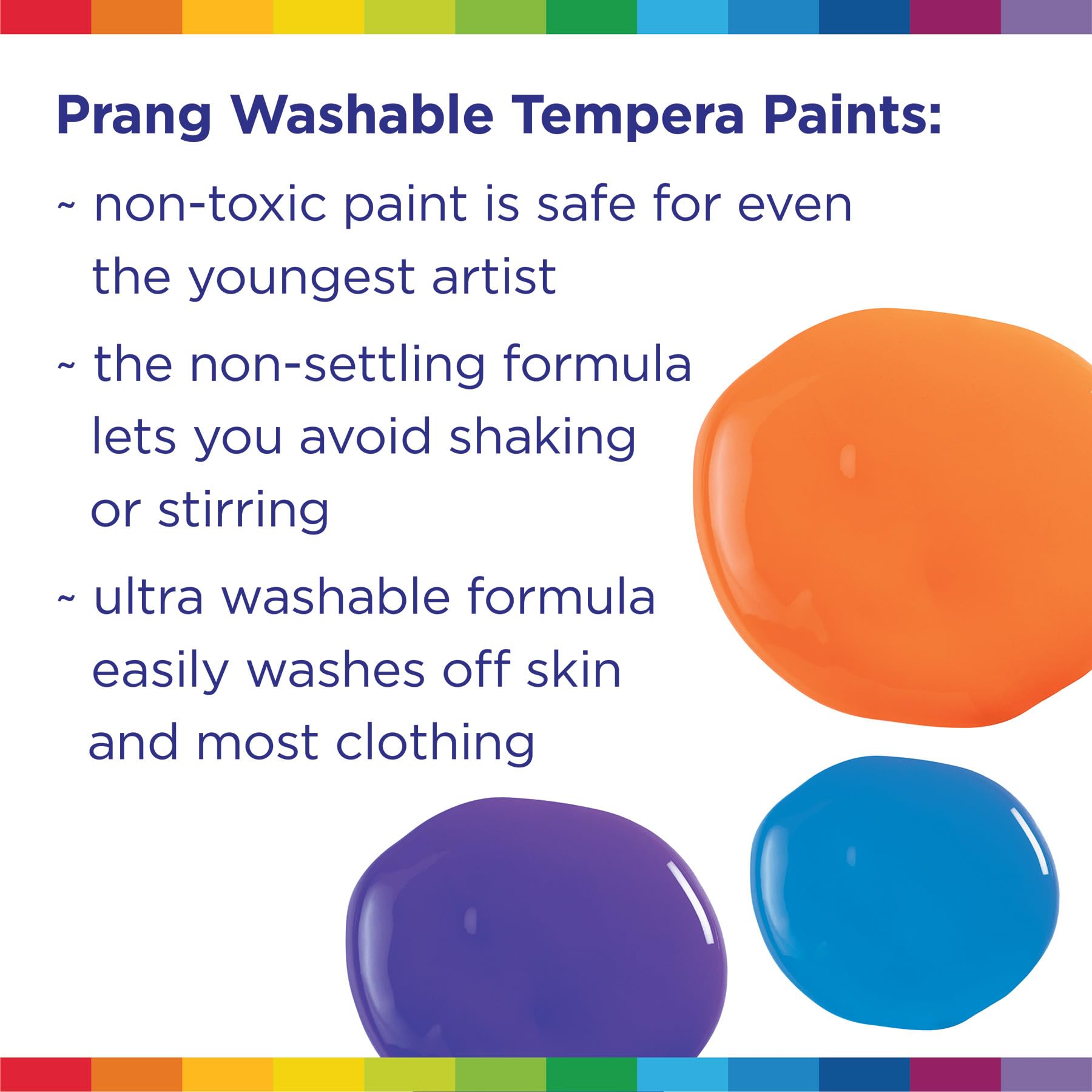 Prang Green Washable Tempera Paint, 16 oz - Non-Toxic, Ready-to-Use for Classroom Art