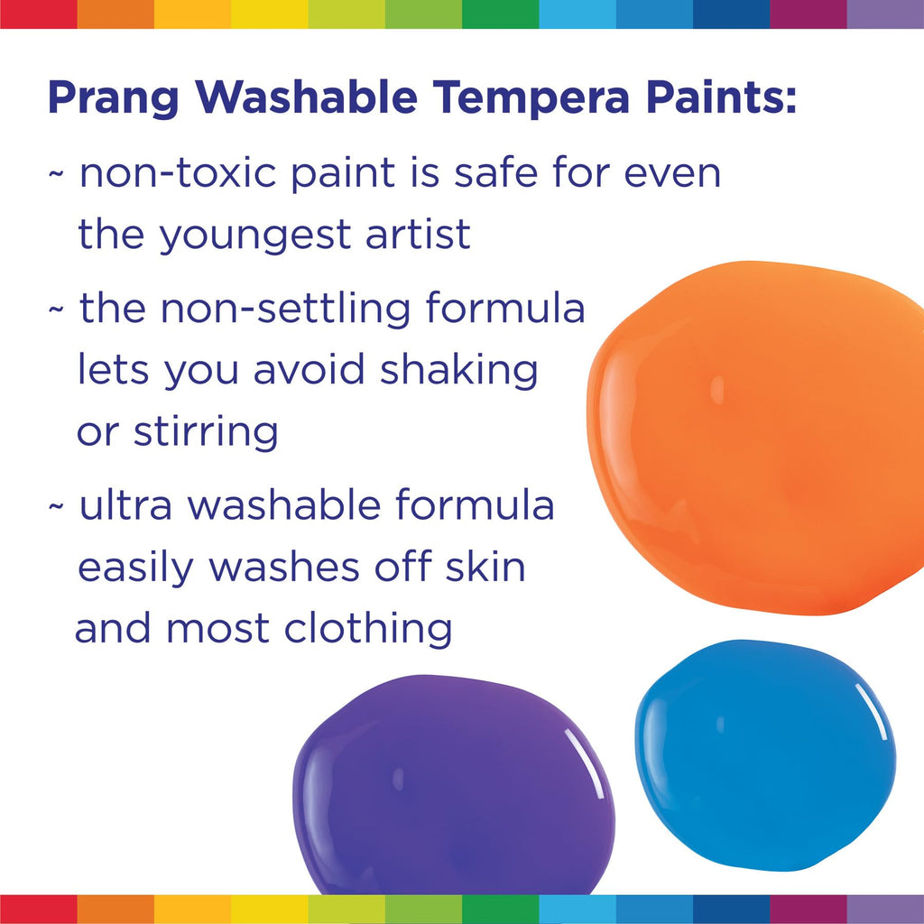 Prang Washable Tempera Paint - Magenta, 16 oz, Non-Toxic, Quick-Dry Formula