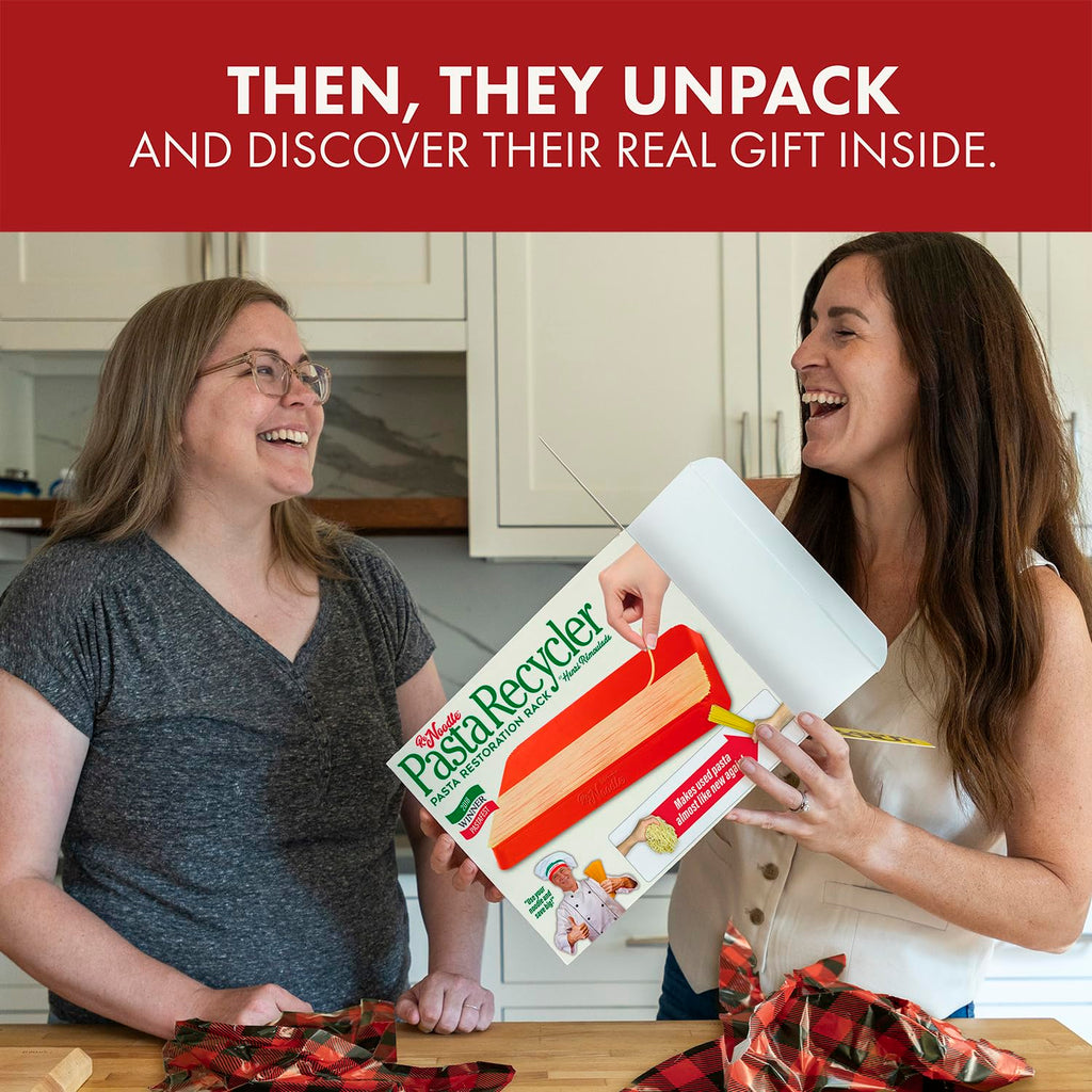 Prank-O ReNoodle Prank Gift Box – Empty Cardboard Gag Box for Hiding Real Presents