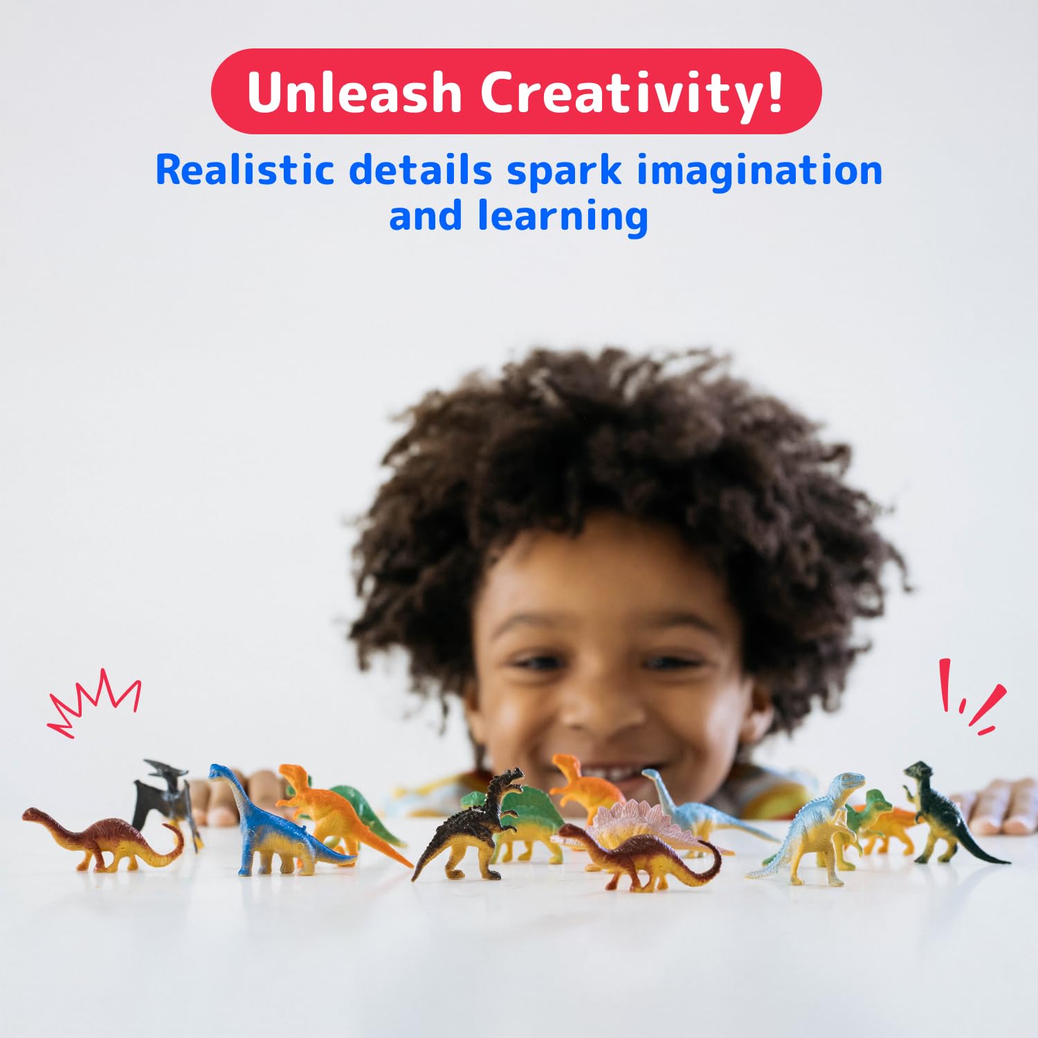 PREXTEX 72 Count Mini Dinosaur Figurines – Plastic Dinosaur Party Favors for Kids
