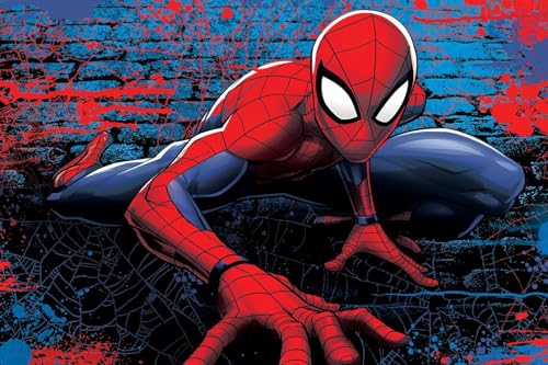 PRIME3D Marvel Spider-Man 200-Piece 3D/2D Jigsaw Puzzle – Lenticular Motion Effect, 12x18 Inches