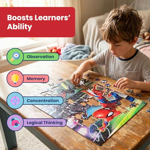 PRIME3D Marvel Spider-Man 200-Piece 3D/2D Jigsaw Puzzle – Lenticular Motion Effect, 12x18 Inches