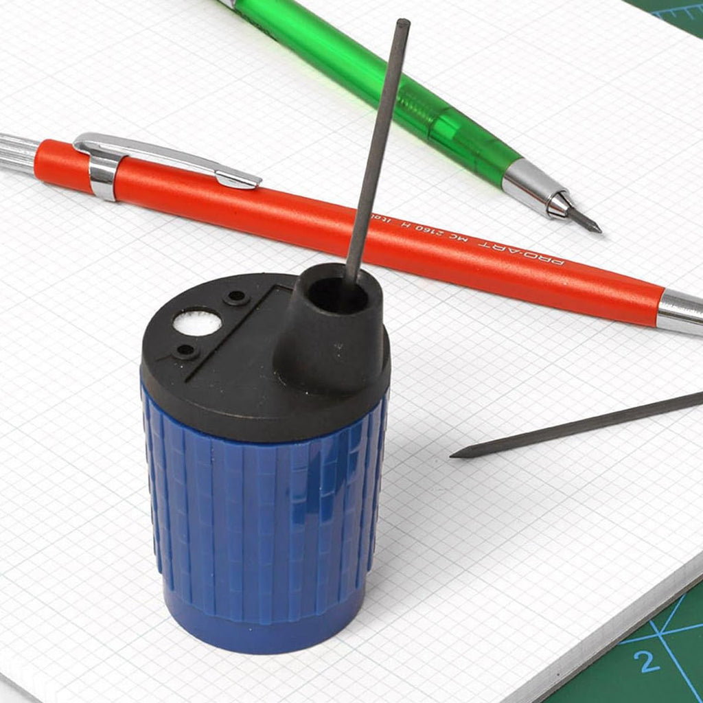 Pro Art Hand Held Lead Pointer - Blue, Carbide Blade, Hand Powered