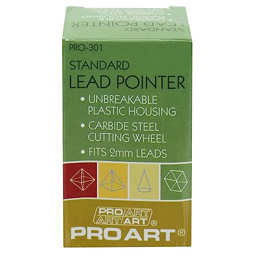 Pro Art Hand Held Lead Pointer - Blue, Carbide Blade, Hand Powered