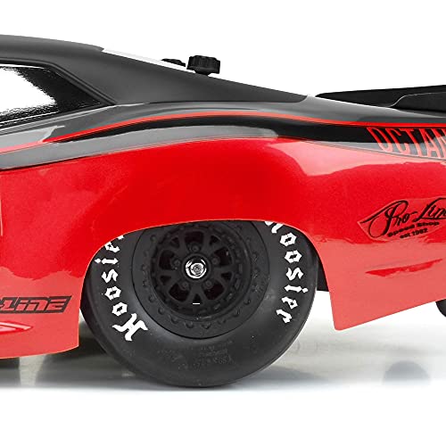 Pro-Line Pomona Drag Spec 2.2/3.0 Black Rear Wheels (2) for Slash, Losi 22S, DR10