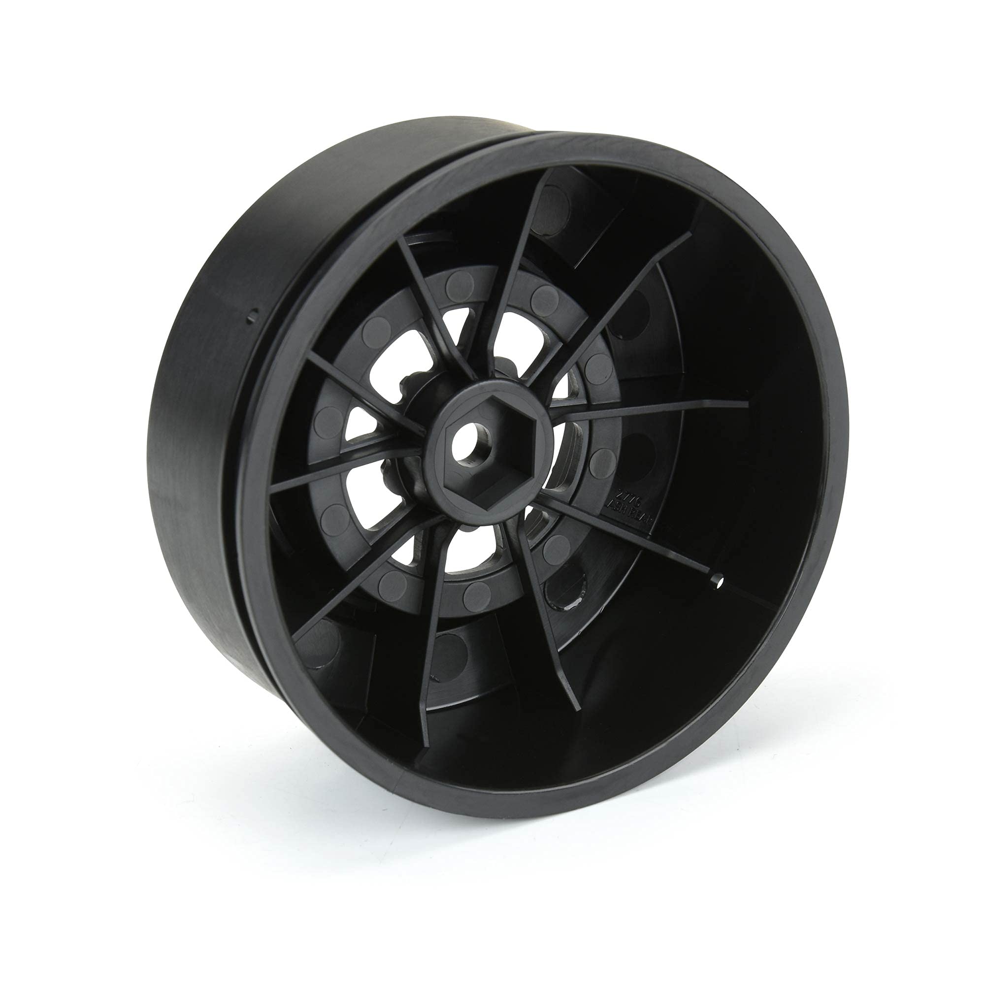 Pro-Line Pomona Drag Spec 2.2/3.0 Black Rear Wheels (2) for Slash, Losi 22S, DR10
