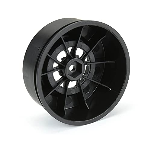 Pro-Line Pomona Drag Spec 2.2/3.0 Black Rear Wheels (2) for Slash, Losi 22S, DR10