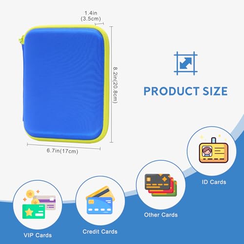 ProCase Blue Carrying Case for Yoto Cards - 80 Pocket Storage, Portable Binder Organizer