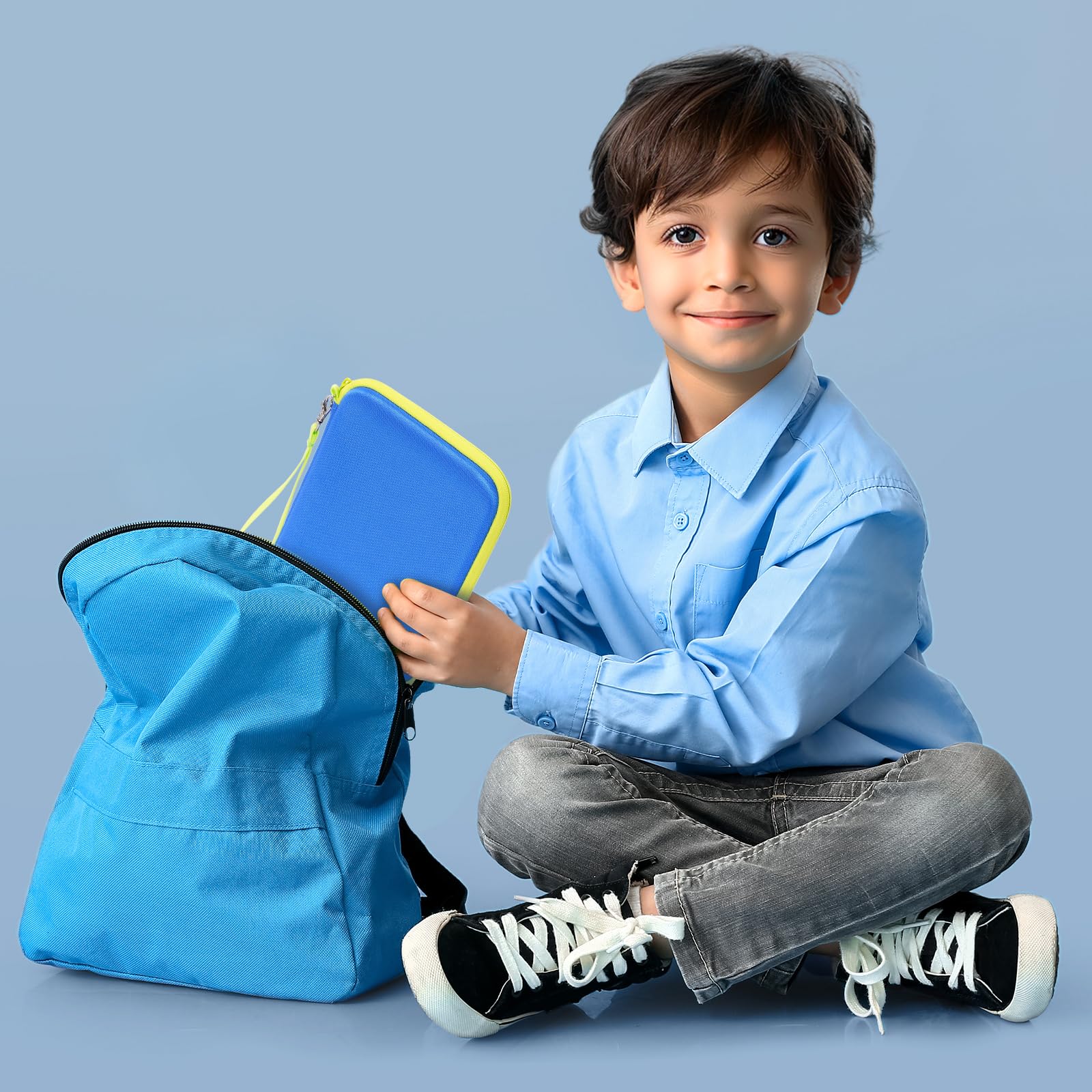 ProCase Blue Carrying Case for Yoto Cards - 80 Pocket Storage, Portable Binder Organizer