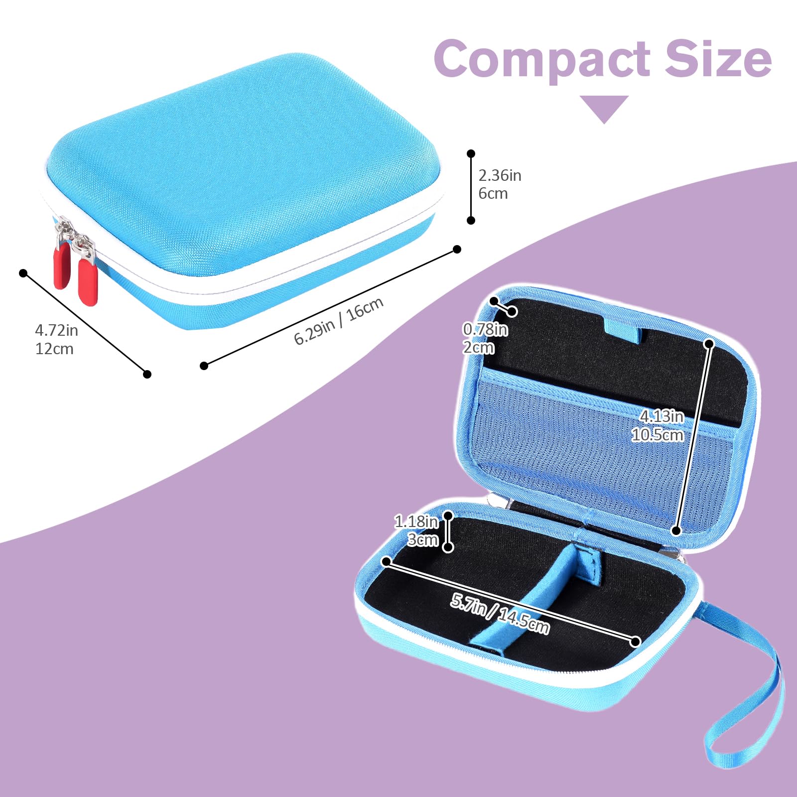 ProCase Hard Card Game Carrying Case for 300+ Cards, Blue