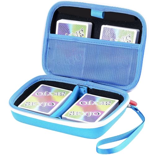 ProCase Hard Card Game Carrying Case for 300+ Cards, Blue