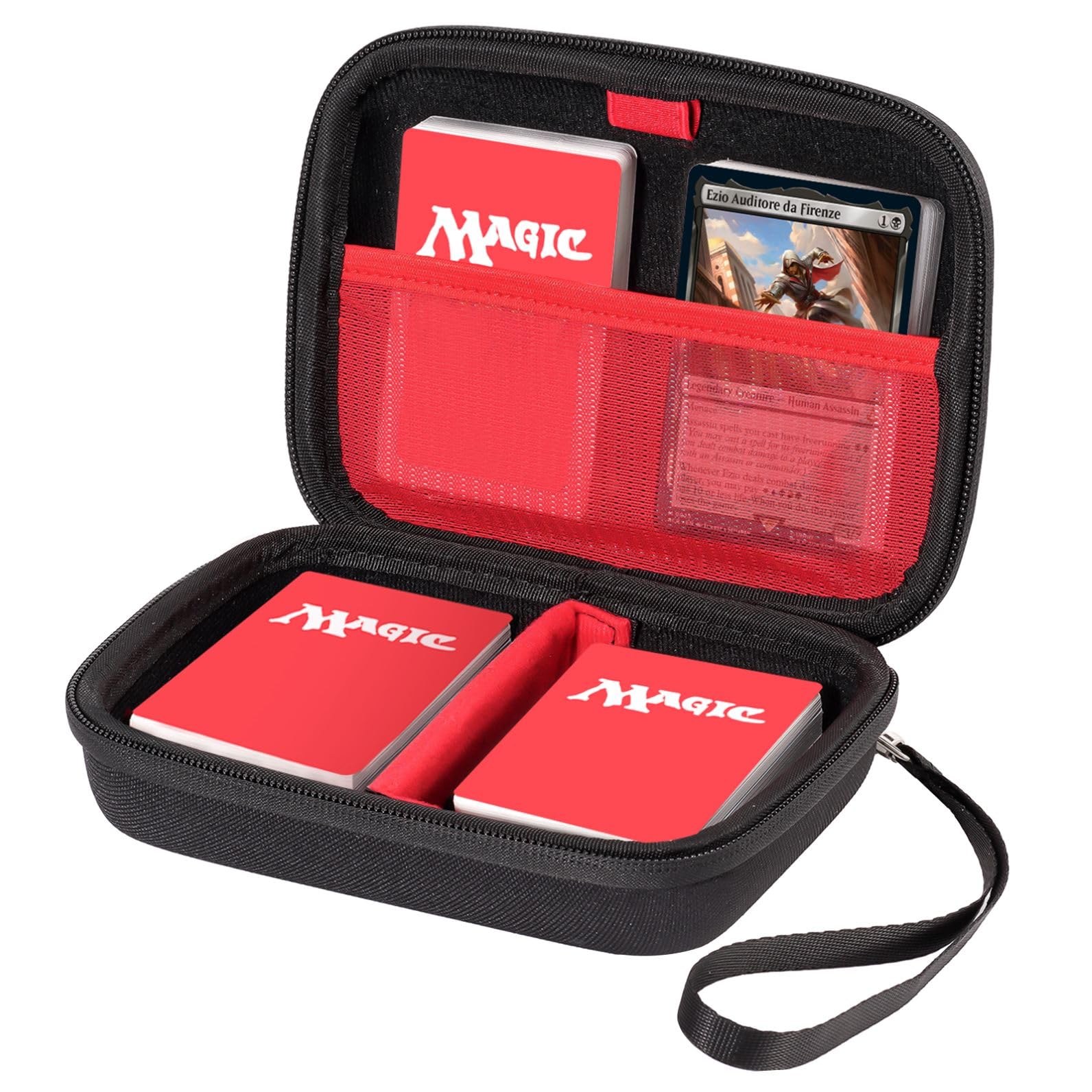 ProCase Trading Card Case, Hard EVA Carrying Box for 300+ Cards, Black