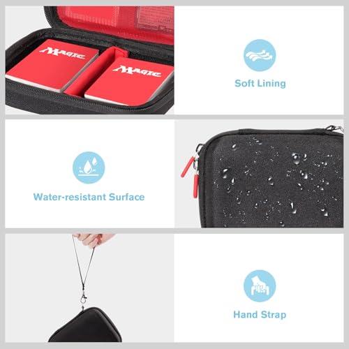 ProCase Trading Card Case, Hard EVA Carrying Box for 300+ Cards, Black
