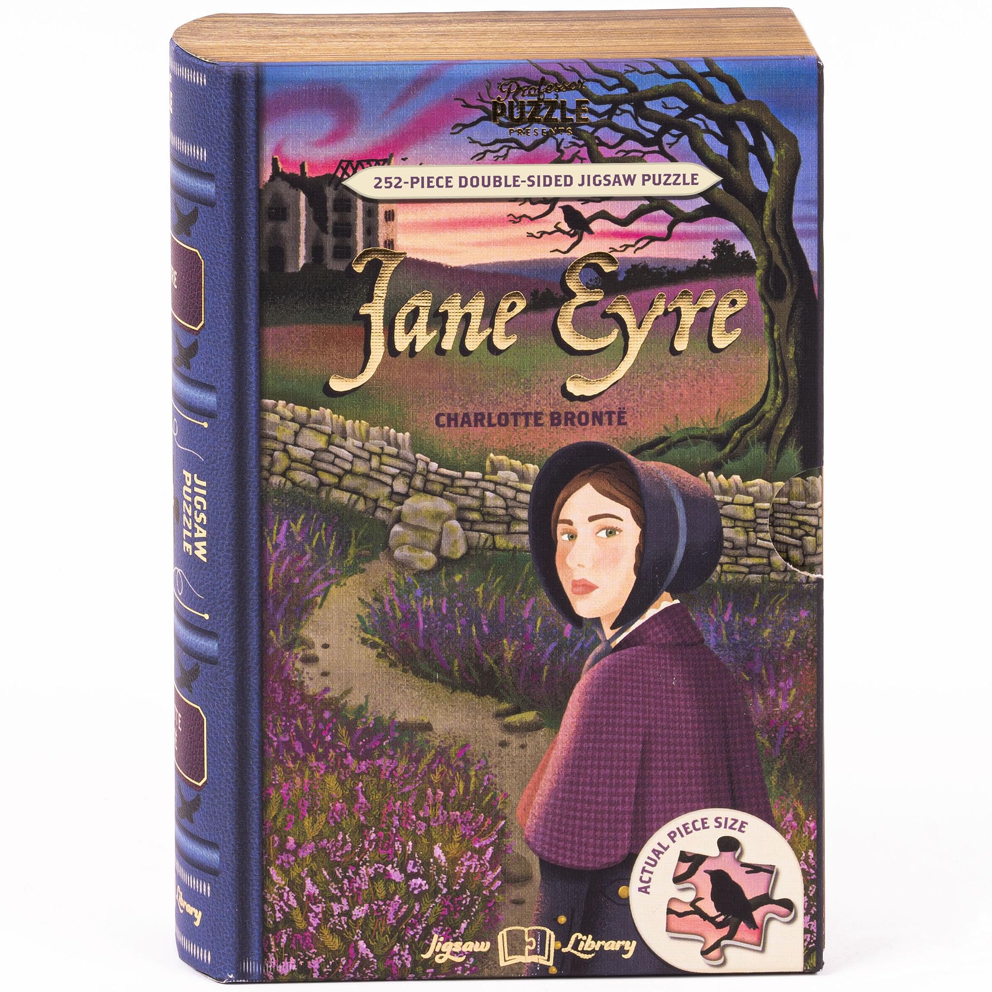 Professor Puzzle Jane Eyre 252-Piece Double-Sided Jigsaw – Book Lover's Gift