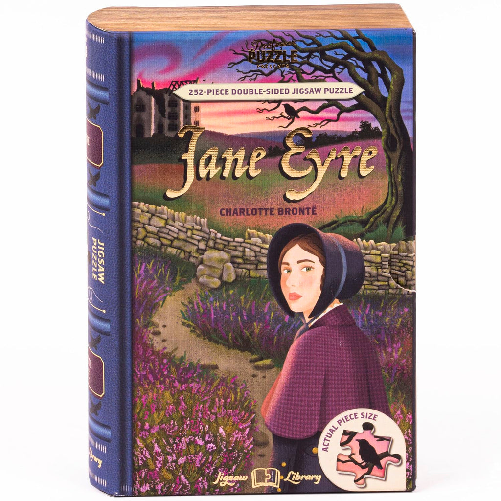 Professor Puzzle Jane Eyre 252-Piece Double-Sided Jigsaw – Book Lover's Gift