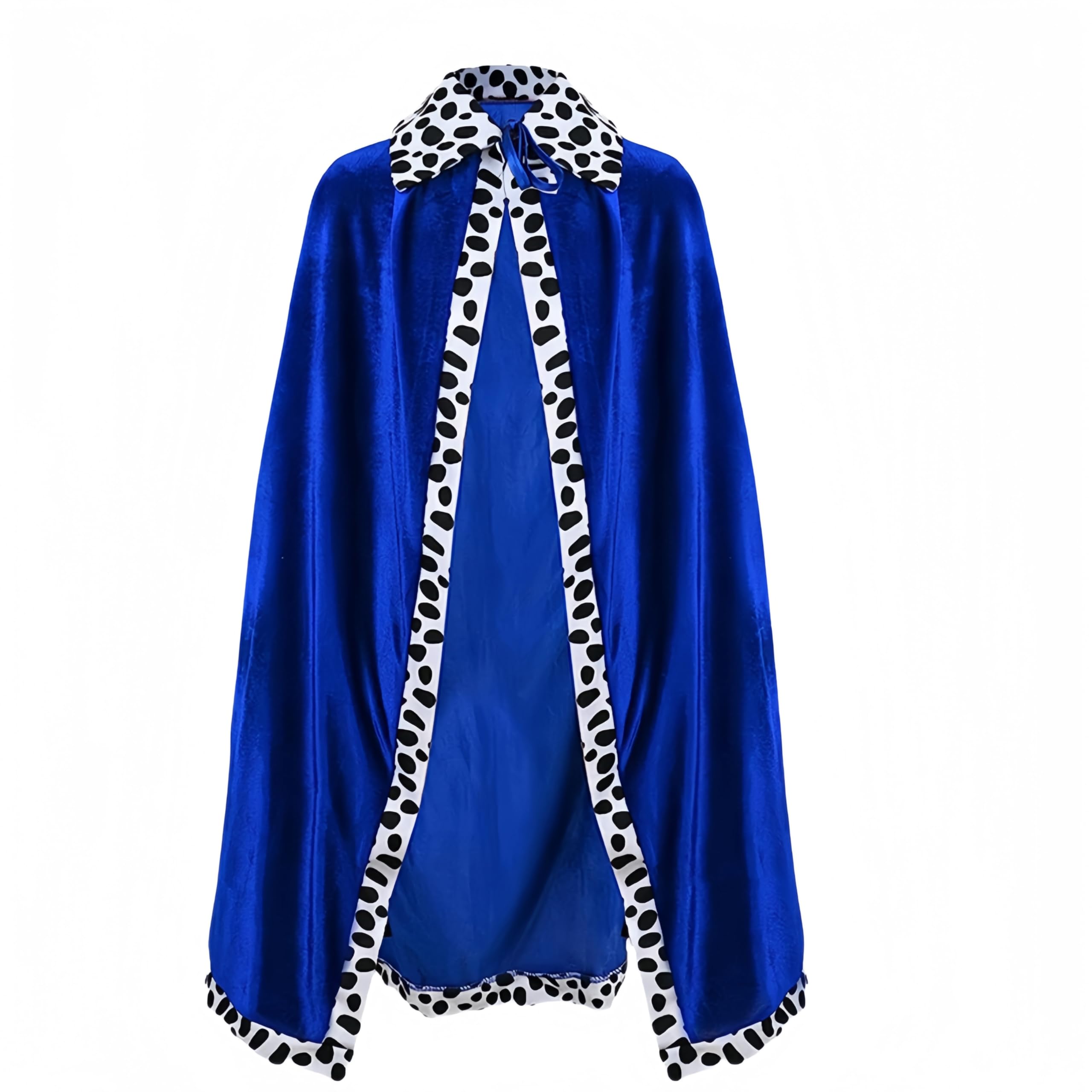 Proumhang Kids King Cape and Crown Set – 80cm Royal Prince Cloak for Boys Girls, Coronation Costume