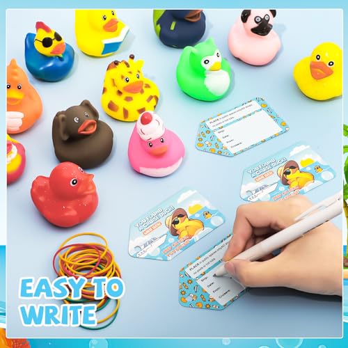 Prudiut Cruise Duck Hiding Game Kit – 12 Ducks, 15 Tags & 20 Bands