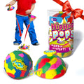 PSXTCU Magic Flying Saucer Popper 4-Pack — Soft Rubber Pop-Up Disc for Kids & Dogs