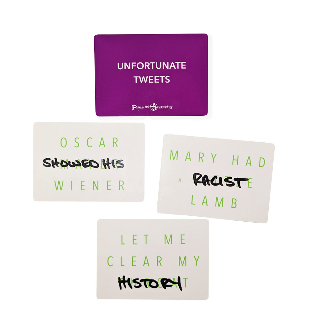 Puns of Anarchy Expansion Pack – 200 New Dry-Erase Cards & 20 Hilarious Categories