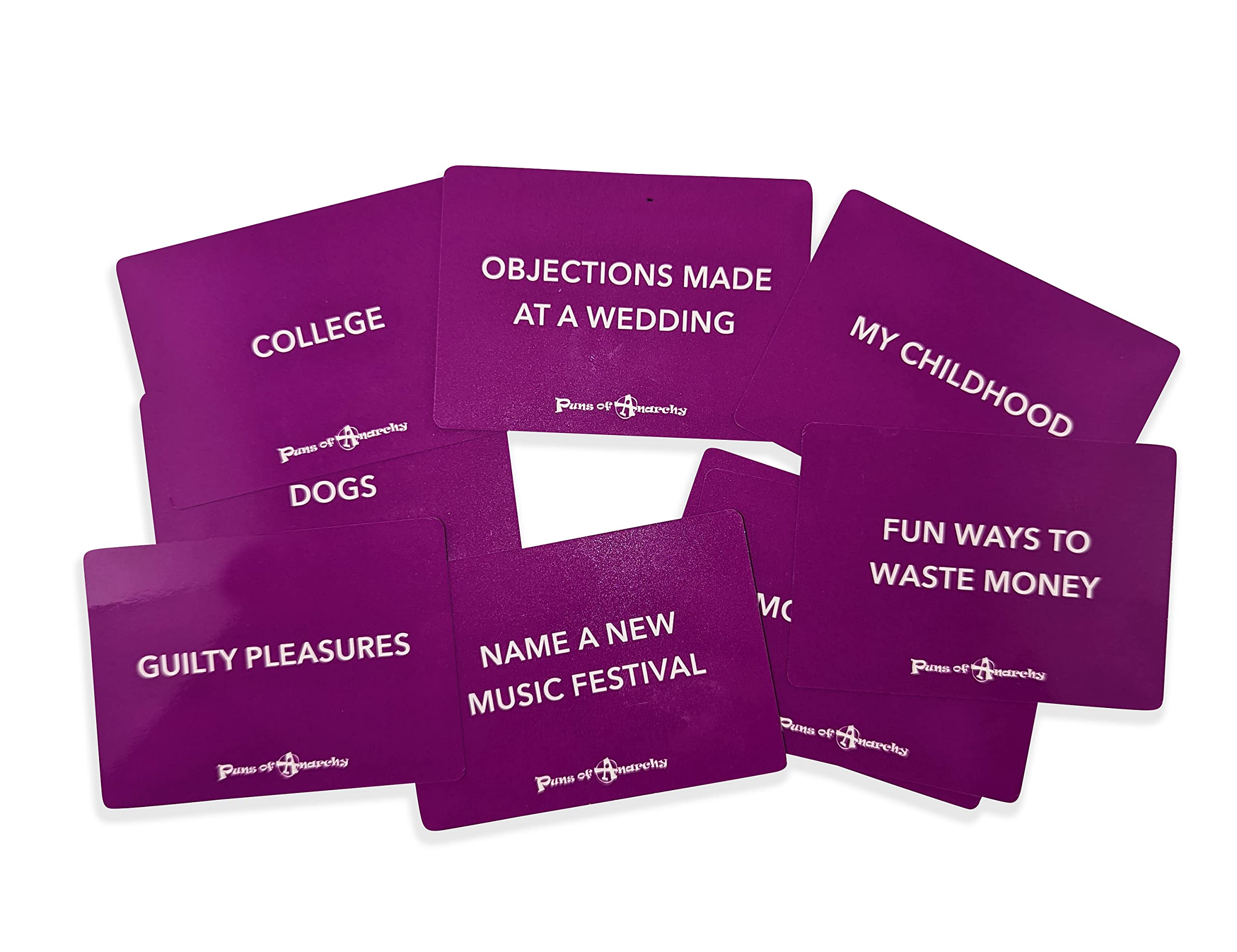 Puns of Anarchy Expansion Pack – 200 New Dry-Erase Cards & 20 Hilarious Categories