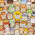 Puraesla 100-Pack Emotional Support Animal Stickers – Affirmation Vinyl Decals for Water Bottles, Laptops, Phones