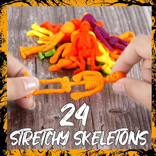 PURPERCAT 24-Piece Halloween Party Favors Set – Non-Candy Goodie Bag Stuffers for Kids